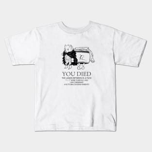 born to die world is a fuck but elden ring Kids T-Shirt